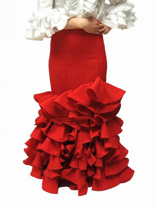 Skirts for El Rocío in Red
